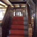 hölzerne Treppe