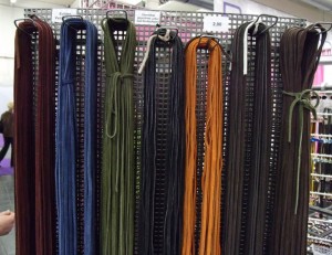 Velourslederbänder, verschiedene Farben
