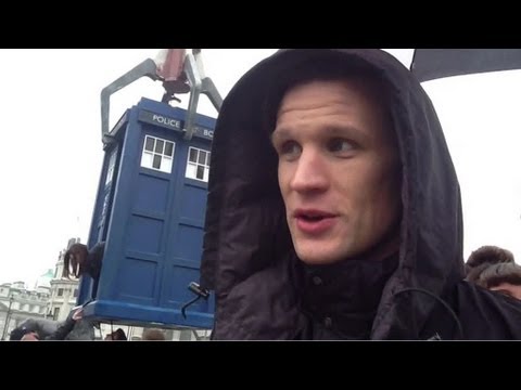 Der Doctor auf dem Trafalgar Square