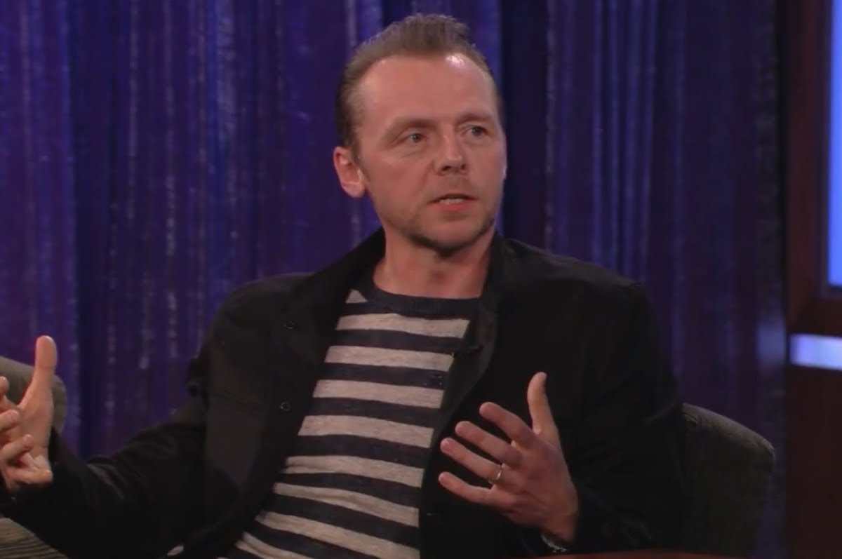 Simon Pegg bei Jimmy Kimmel – Neutronencreme!