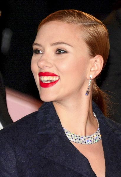 Scarlett Johansson in GHOST IN THE SHELL