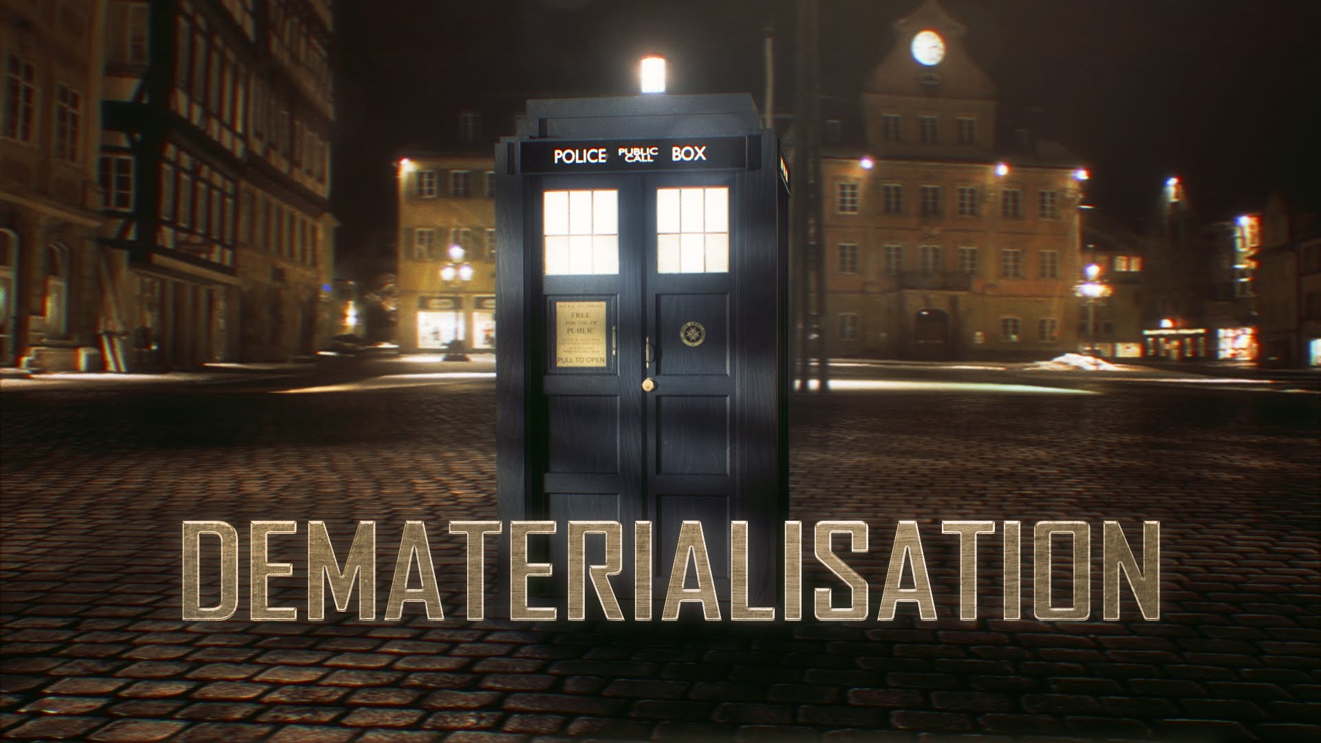 DOCTOR WHO Special Effect-Video: DEMATERIALISATION