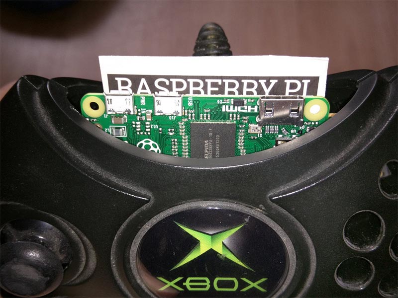 Raspberry Pi Zero im XBox-Controller