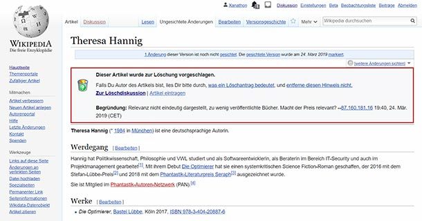 Wikipedia.de – oder auch: misogynemaennerclique.de