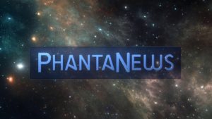 PhantaNews-Schriftzug auf Space-Hintergrund