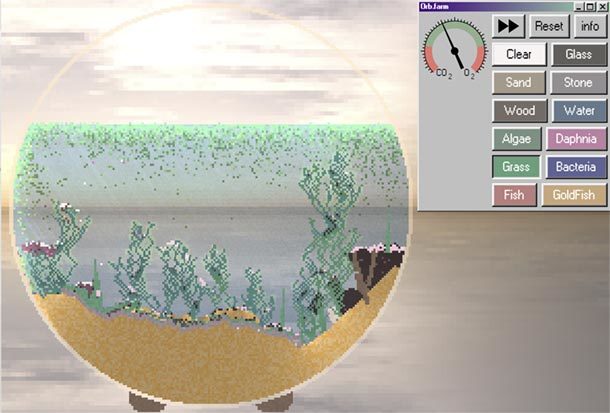 Für umme: Fischglas-Simulator ORB FARM