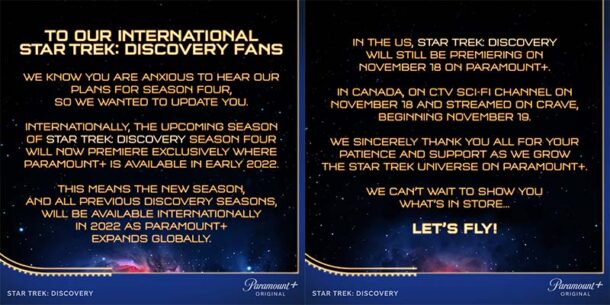 Infinite stupidity in infinite combinations: CBS und Paramount stoppen internationalen Release von STAR TREK DISCOVERY