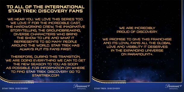 STAR TREK DISCOVERY: CBS und Paramount knicken ein – Freitag soll der internationale Release starten