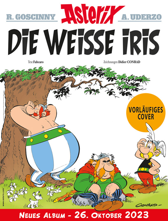 Neuer Asterix-Band DIE WEISSE IRIS kommt im Oktober 2023
