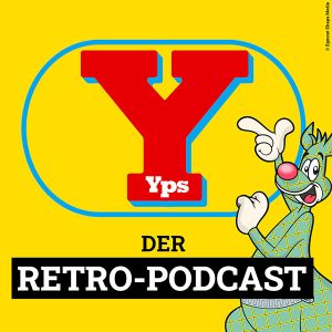 Promografik Yps-Podacst, Schriftzug Yps, und das gleichnamige Känguru