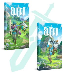 Twilight Sword Promo - Bild der zwei Regelbücher