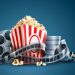 Dekografik Popcorntüte, Filmstreifen und Filmrollen