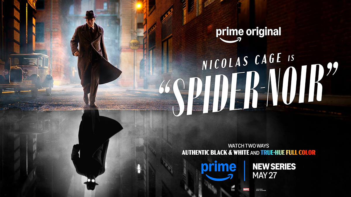 Promoposter Spider Noir, Nic Cage als Spider-Man